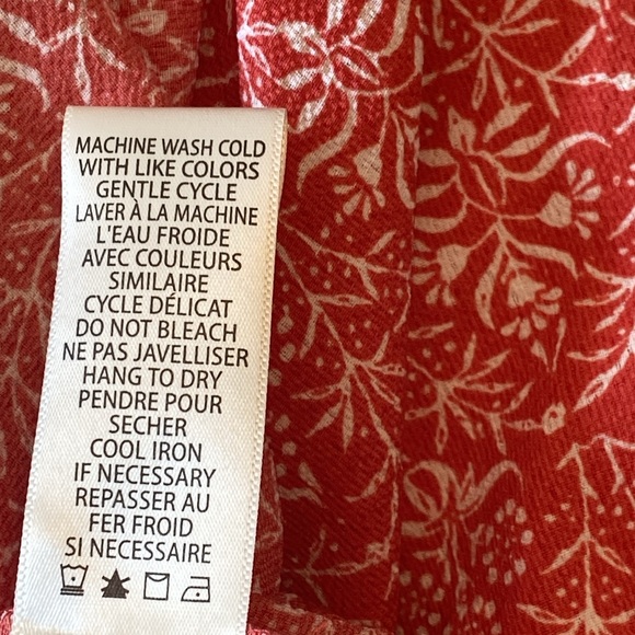 NWT Max Studio Peach& Cream Maxi Dress, see measurements in photos below. - Picture 9 of 11